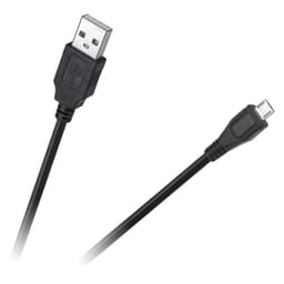 Cablu USB A tata - micro USB tata 0.2m ECO-LINE Cabletech 1