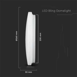 Plafoniera LED 12W 1200lm 23cm 3 in 1 Model stelute V-Tac SKU-217602 7