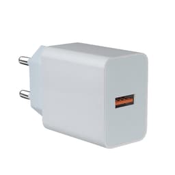 Incarcator retea Well 1x USB A QC3.0 18W alb PSUP-USB-WQ11803WE-WL 1
