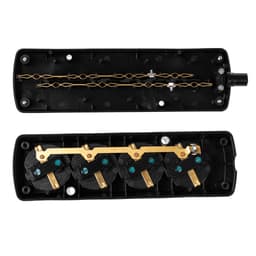 Multipriza 4 prize fara cablu alimentare negru GN-470S/BK Plastrol 2