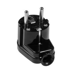 Stecher Shuko iesire laterala negru WT-16U/BK Plastrol 2