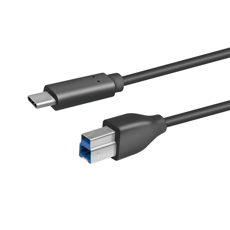 Cablu USB 3.0 B mufa tata - USB type C mufa tata 1m negru LOGILINK CU0162