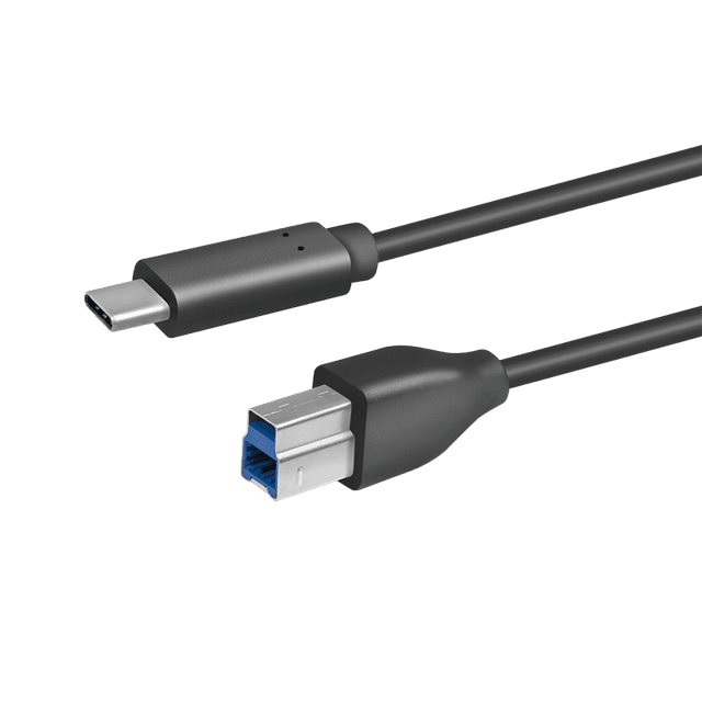 Cablu USB 3.0 B mufa tata - USB type C mufa tata 1m negru LOGILINK CU0162