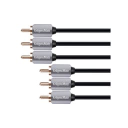 Cablu 3x RCA audio 3m Profesional Kruger&Matz 1