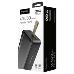 POWER BANK 40000mAh LI-ION QC3.0 PD 20W Display Kruger&Matz 10