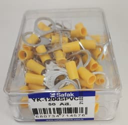 Papuc ochi izolat galben 4.0-6.0mm2 M12 Safak YK-1206SPVC 2