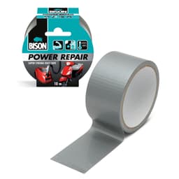 Banda adeziva BISON Power Repair armata cu material gri 10m 1
