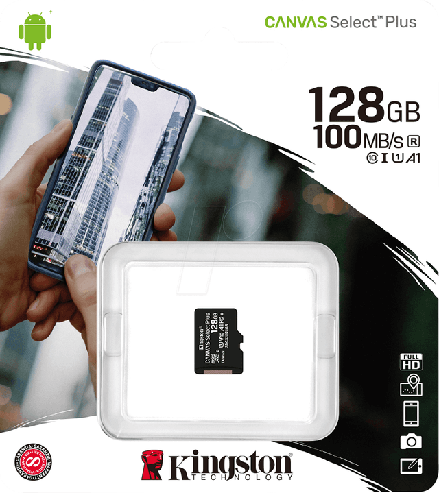 Micro SD CARD 128GB clasa 10 KINGSTON SDCS/128GBSP