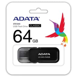 Flash Drive USB 2.0 64GB UV240 ADATA AUV240-64G-RBK 3