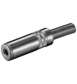 Mufa Jack 3.5 mm stereo mama metal Goobay 1
