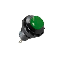 Buton comanda 250V 1 circuit OFF-(ON) 250V/1.5A verde incastrabil 13mm 1