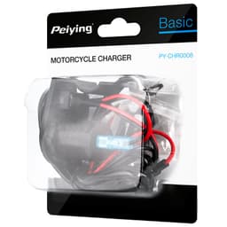 Conector MOTO 12-24V 2x USB-A 5V/1A /2.1A 11W 3100mA PEIYING PY-CHR0008 3