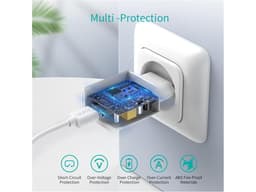 Incarcator retea Choetech 1x USB A QC 3.0 18W alb Q5003-EU-WH 4