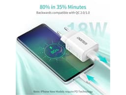 Incarcator retea Choetech 1x USB A QC 3.0 18W alb Q5003-EU-WH 6