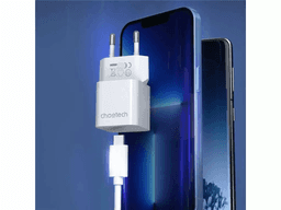 Incarcator retea Choetech 1x USB TYPE C PD 20W alb PD5010-EU-WH 3