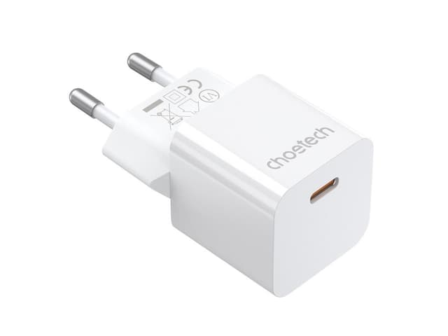 Incarcator retea Choetech 1x USB TYPE C PD 20W alb PD5010-EU-WH