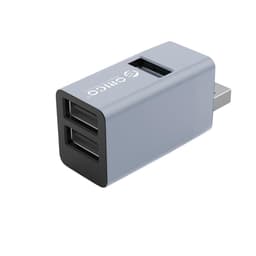 Hub USB Orico MINI-U32L Mini 3-in-1 gri 1