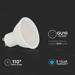 Bec SPOT LED GU10 4.5W 4000K alb neutru cip SAMSUNG V-TAC 4