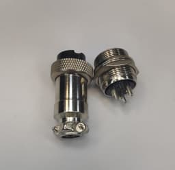 Conector MICROFON MARE 3 Pini set mama+tata 16 mm 7