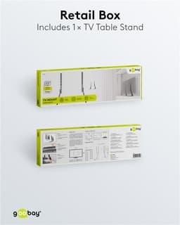 Suport TV de masa 32-70inch 81-178cm Goobay 8
