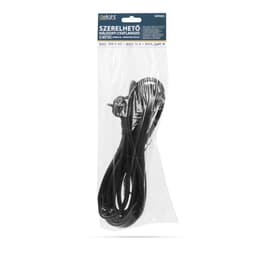 Stecher cu clema cablu 5m 3x1.5mm2 cu fire libere negru delight 3