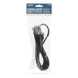 Stecher cu clema si cablu de 3m 3x1.5mm2 cu fire libere negru delight 3