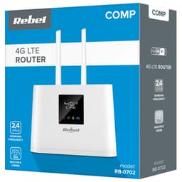 Router Wi-Fi Rebel RB-702 4G LTE Port LAN RJ45 4