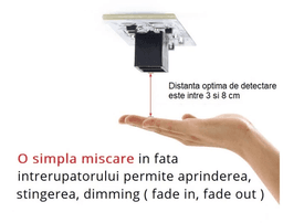 Intrerupator / variator TOUCH LESS fara atingere 5V-24V 5A 2
