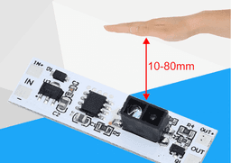 Intrerupator TOUCH LESS fara atingere 5V-24V 3A 2
