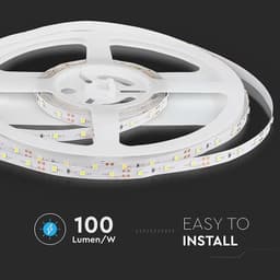 Banda LED SMD3528 60LED/m verde 12V IP20 5m V-TAC SKU-212011 7