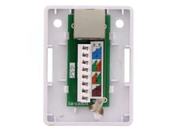 Priza simpla FTP cat6 RJ45 ecranat pe tencuiala Well 2