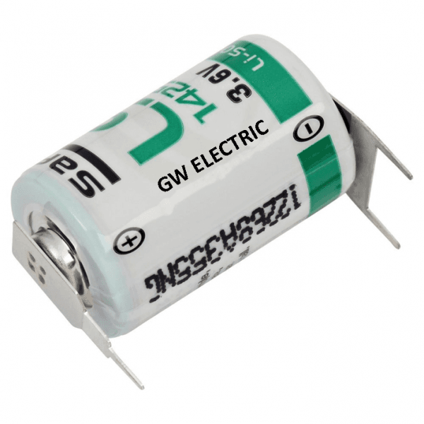 Baterie 1/2AA Lthium 3.6V 25.15x14.55mm + lamele SAFT LS14250