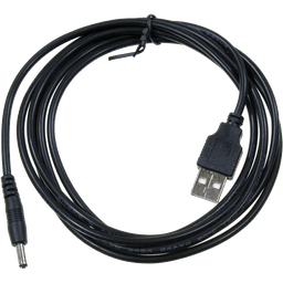 Cablu USB A mufa - DC 3.5/1.35 mufa negru 1.8m 24AWG GEMBIRD CC-USB-AMP35-6 2