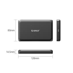 Rack SSD/HDD V1 USB 3.0 SATA 2.5" Orico 2189U3-V1-BK negru 128x82x14.5mm 2