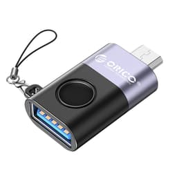 Adaptor tata Micro USB - USB-A mama Orico WBA-BK negru cu gri 32x21x9mm 1