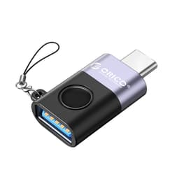 Adaptor tata USB Type C - mama USB-A Orico WCA-BK negru cu gri 32x21x9mm 1