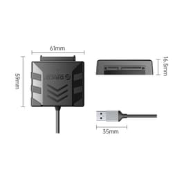 Adaptor SSD/HDD USB2.0 2.5" Orico UTS1-2A-05-BK negru 2