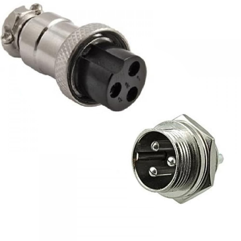Mufa HOVERBOARD MINI TIP CONECTOR MICROFON Mini 3 Pini mama+tata 9mm