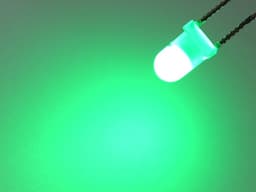 LED verde 3mm 12V OptoSupply OSG5DA3134A-12 2