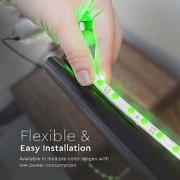 Banda LED SMD3528 12V 3.2W/m 60LED/m verde IP65 5M V-tac SKU-212034 5