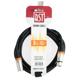 Cablu audio PROFESIONAL XLR tata - XLR mama 3m 18-5592 BST 2