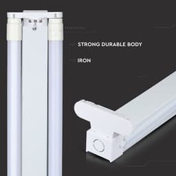 Corp iluminat pentru tuburi T8 2x 120cm IP20 V-tac SKU-6055 7