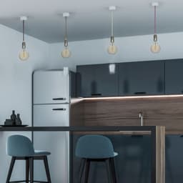 Pendul tavan soclu E27 Crom/alb SKU-3755 V-tac 8