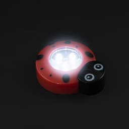 Lampa cu LED de veghe decorativa Buburuza cu buton 20273A Phenon 2