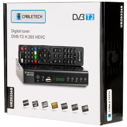 Tuner DIGITAL terestru DVB-T2/C H.265 Cabletech URZ0336B 5