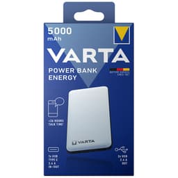 Power Bank VARTA 57975 Energy 5000mAh 2x USB 1x USB TYPE-C 2.4A 4