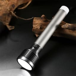 Lanterna aluminiu LED 5W gri acumulator 3.7V PLATINET PAF07 2