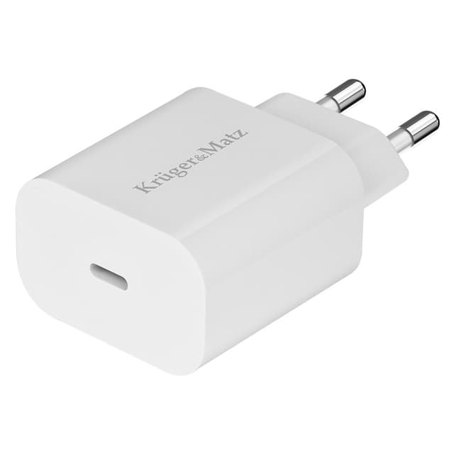Incarcator retea POWER DELIVERY 18W 1x USB TYPE C PD Kruger&Matz KM0850