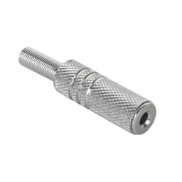 Mufa Jack 3.5 mm mama stereo metal pe cablu 1
