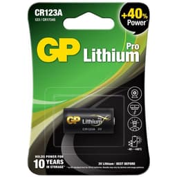 Baterie litiu CR123A 3V 16.8x34.5mm GP 1